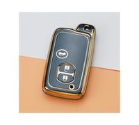 (Gris B) étui à clé de voiture en TPU souple pour Toyota Aqua RAV4 Land Cruiser Camry Prado Corolla
