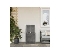 Gris bois massif salon de jardin