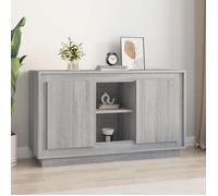{Gris}Buffet bahut - Moderne-design - bois d'ingénierie - sonoma gris - 6 compartiments - Pour salon - 102x35x60 cm 21agt64l