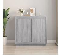Gris Buffet sonoma gris 80x34x75 cm bois d'ingénierie - Vaisselier H10031