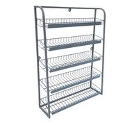 Gris Candy Présentoir Étagère de chewing-gum debout Nizer pour magasin de pharmacie (45 * 15 * 67cm)