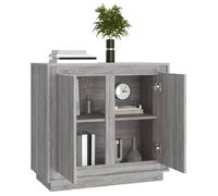 Gris Commode Salon, CHIC Buffet bas/Cabinet, 1 PC, sonoma gris 80x34x75 cm bois d'ingénierie N13506