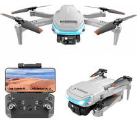 (Gris) Drone ultra léger Drone pliable Quadrocopter Évitement intelligent des obstacles Caméra 4K Transmission vidéo HD Mode headless