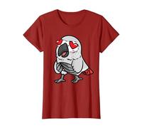Gris du Gabon Perroquet Jaco Oiseau Amoureux Émoticône T-Shirt