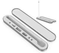 (Gris)Étui de Transport Portable pour Apple Pencil 1ère et 2ème Génération Accessoires pour Crayons iPad Boîte de Rangement à Coque Rigide Compatible avec Apple Pencil 1st/2nd (Blanche)