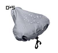 (gris) Housse de siège de vélo avec cordon de serrage imperméable et lavable Tissu Oxford Mtb Road Mountain Bicycle Saddle Sun Dust Protector