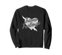 Gris Intense Feelings Monochrome Color Graphic Sweatshirt