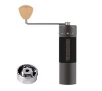 【Gris】KINGrinder K7 moulin café manuel poignée droite meule conique inox | Supporta regolazioni di macinatura per vari metodi come pour-over, French press e AeroPress
