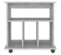 Gris - LEMON® Armoire à roulettes - grand stockage - buffet bahaut - gris béton - 60x45x60cm - Bois d’ingénierie 124 - Soldes