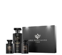 Gris Montaigne - Coffret Bois Montaigne Gel Douche 650ml + Parfum 75ml + Huile 75ml