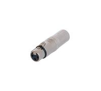 Neutrik Adaptateur XLR NA3FM - connecteurs mâle/femelle - Gris -20 - 65 °C