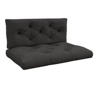 Gris OUTSUNNY 2 pieces Ensembles de bancs. canapes et tables de jardin 120 x 120 gris G