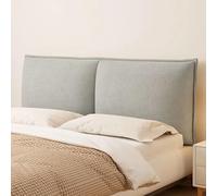 Gris,Paste 59"/Queen,Coussin De Tête Couche Lecture Lit Repos Arrière-Planche Coussin De Soutien du Canapé Lit Cabinet Rembourré Oreiller Monté sur Mur avec Couvercle Amovible