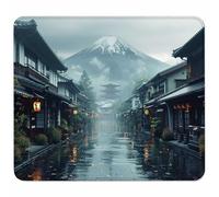 Gris Petit Tapis de Souris 400x300mm avec Base en Caoutchouc Antidérapant et Imperméable, Gaming Tapis de Souris pour Femmes, Hommes, Ordinateurs Portables sans Fil, Cadeau Homme, Montagne 5-8949