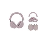 (Gris rosé) Kit de protection pour casque Sony WH-1000XM5?: couvre-arceau, coques externes et oreillettes.