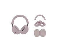 (Gris rosé) Kit de protection pour casque Sony WH-1000XM5?: couvre-arceau, coques externes et oreillettes.