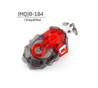 (Gris-Rouge) Toupie Burst DB B-184 Lanceur de baie droit et gauche personnalisé LR Long Dual String Beylauncher