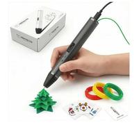 Gris Stylo 3D démontable avec écran OLED USB vitesse 3 niveaux contrôle température dessin DIY créatif