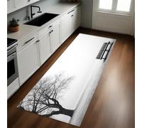 Gris Tapis de Cuisine Banc de Neige du Parc 60 x 180 cm Antidérapant Résistant Lavable Tapis de Passage Couloir Buanderie Salle de Bain