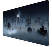 Gris Tapis de Souris XXL 800 x 400mm Grand Tapis de Souris Architecture Mouse Pad avec Bords Surpiqués et Antidérapant, Accessoires Bureau, pour Ordinateur Portable, Bureau, Études, Cadeaux 4-x7238