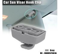 Gris Voiture Plastique Soleil Visière Crochet Clip Support Retenue 3B0857561A