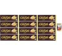 Grisbì Limone - Biscuits farcis à la crème citron, pâtisseries italiennes 12 x 135 g - Extérieur croustillant et crémeux à l'intérieur - par Matilde Vicenzi + Italian Gourmet polpa 400g