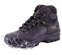 Grisport bottes trekking montagne unisexe cuir imperméable Gritex et support system 24201 et imperméabilisant, marron, 46 EU