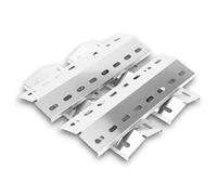 GRISUN Lot de 4 cache-brûleurs universels en acier inoxydable (36,5 x 12 cm) - Remplacement pour Enders Chicago 3, Boston Pro 3K, Tepro 3561, Barbecook Brahma 4.0