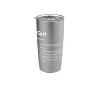 Grit Définition du nom Dictionnaire amusant Gobelet isotherme en acier inoxydable double paroi
