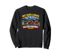 Grit, Engrenages et Gravier Dalton Highway Alaska Sweatshirt