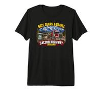 Grit, Engrenages et Gravier Dalton Highway Alaska T-Shirt Haut de Gamme