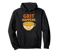 Grit Happens Funny Southern Food Jeu de Mots - Gruau du Petit-déjeuner Sweat à Capuche