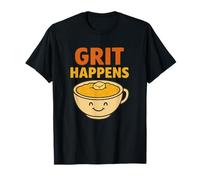 Grit Happens Funny Southern Food Jeu de Mots - Gruau du Petit-déjeuner T-Shirt
