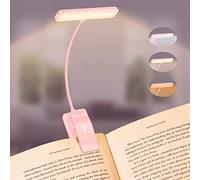 Gritin Lampe de Lecture 19LED Liseuse Clip Rechargeable Protection des Yeux