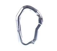 Grivel Stealth Bent Gate Mousqueton à pression Taille unique Gris