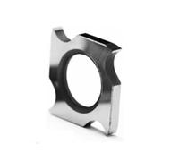 Grivon Plaquettes de Remplacement en carbure Fraises à Inserts en carbure de 18 mm à 4 tranchants for Outils, 10 pièces