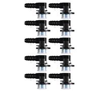 Griwiuiowe ID12-ID6-90° Lot de 10 raccords rapides de tuyau d'eau pour voiture Type L Connecteur de tuyau de carburant