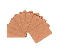 Griwiuiowe Lot de 100 clous d'oreilles en papier kraft marron à suspendre