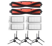 Griwiuiowe Lot de 12 accessoires pour robot EVE Plus - Brosse principale - Filtre HEPA - Accessoires