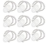 Griwiuiowe Lot de 16 bracelets élastiques en perles pour corsage - Accessoires de mariage - Décoration pour mariage et plage