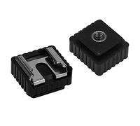 Griwiuiowe Lot de 2 adaptateurs de sabot de flash vers filetage 6,35 mm pour trépied