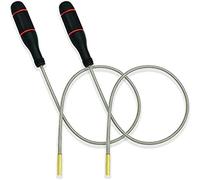 Griwiuiowe Lot de 2 outils magnétiques flexibles, 60 cm de long, serpent magnétique pliable 0,9 kg