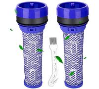 Griwiuiowe Lot de 2 remplace le filtre pour DC33 DC37 DC39 DC28C DC53, 92341301, préfiltre aspirateur