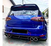 Griwiuiowe Pour Golf 7R Golf 7 R 2013-2016 Diffuseur de pare-chocs arrière spoiler
