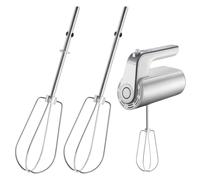 Griwuut Lot de 2 batteurs à main en acier inoxydable - Accessoires universels de rechange pour fouet à œufs, compatibles avec la plupart des mélangeurs électriques, pour battre les œufs, la crème à