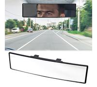 Griwuut Rétroviseur panoramique universel de 300 mm pour éviter les angles morts et l'éblouissement pour voitures, SUV, camions, véhicules