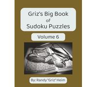 Griz's Big Book of Sudoku Puzzles Volume 6: 400 Sudoku Puzzles for Adults | Brain Games, Logic Puzzles & Stress Relief