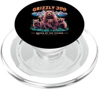 Grizzly 399, Amoureux des Ours, Parc National de la Reine des Tetons PopSockets PopGrip pour MagSafe