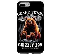 Grizzly 399 Bear Lovers Queen of The Tetons National Park Coque pour iPhone 7 Plus/8 Plus