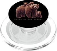 Grizzly 399 Bear Lovers Queen of The Tetons National Park PopSockets PopGrip pour MagSafe